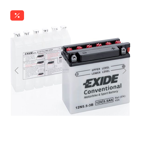 Akumuliatorius 5,5Ah 60A 12V P+