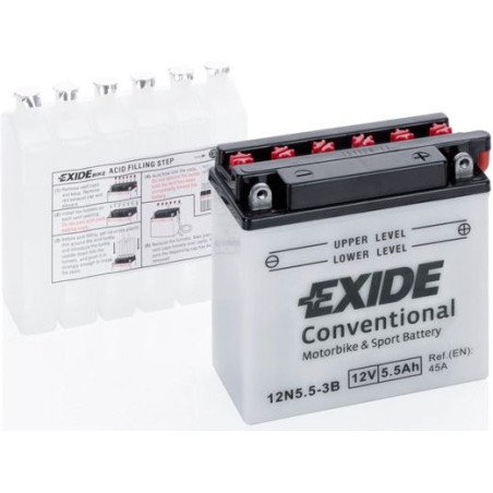 Akumuliatorius 5,5Ah 60A 12V P+